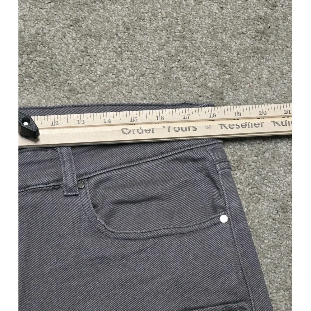 Si Tu Veux Serge De Nimes Men's Size 34 Smoke Gray Wax Stacked‎ Cargo Jeans